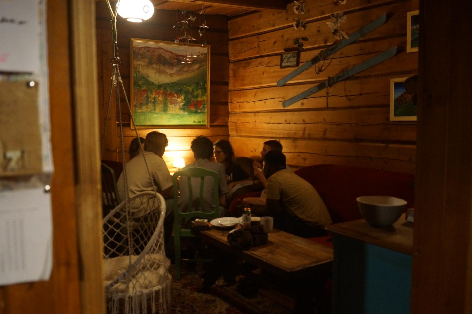 Board games in common area